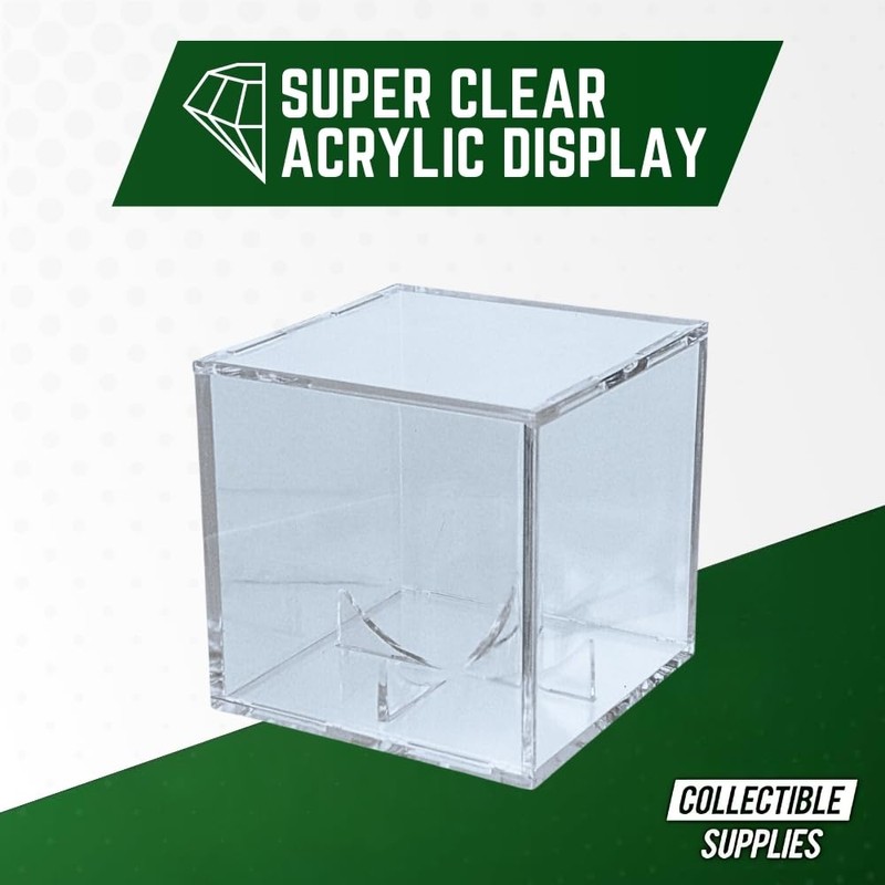 UV Protected Baseball Display Case | Acrylic Baseball Cube Clear