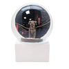 10009 Bull & Bear Snow Globe | White Square Base