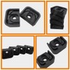 OUNONA Air Conditioner Outdoor Unit Anti-Vibration Rubber Pads Vibration Noise