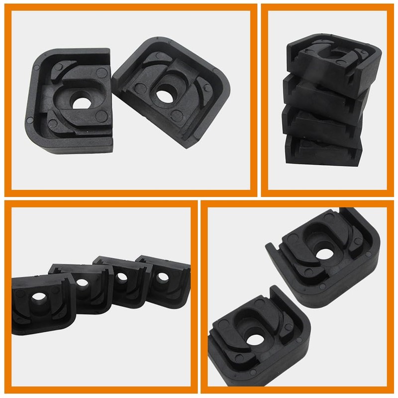 OUNONA Air Conditioner Outdoor Unit Anti-Vibration Rubber Pads Vibration Noise