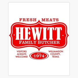 Texas Chainsaw Family Butcher Tribute Bumper Sticker Vinyl Decal 5"