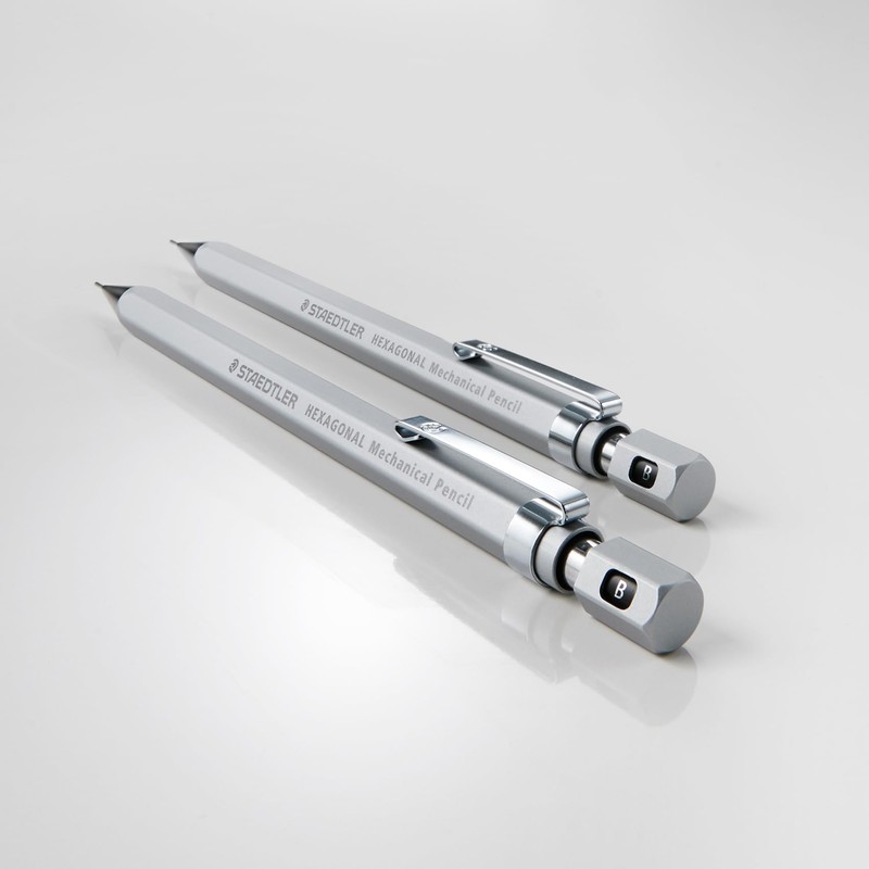 Staedtler (STAEDTLER) Hexagonal Mechanical Pencil 0.5mm [Silky Silver] 925 77-05S