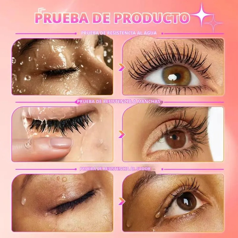Minimeli Máscara De Pestañas Waterproof Y Volumen 24h
