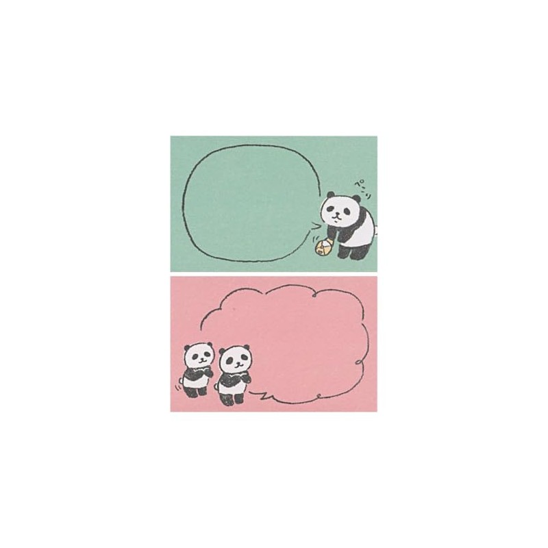Cute Onegai Fusen 40 Pieces [Panda] QF164