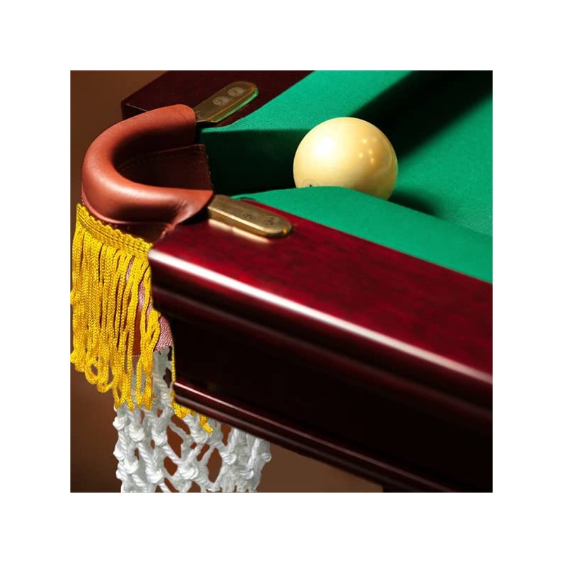 FTVOGUE Children's Billiard Net Ball Bag, Faux Leather Billiard Pocket