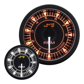 WEIMALL Auto Gauge Tachometer 296 Series 52Φ 2 Color Backlight Car Clear Lens