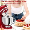 5QT Stainless Steel Mixer Bowl Compatible with KitchenAid Bowls for