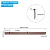 PATIKIL 12 Inch Drawer Slides, 8 Pcs Plastic Guide Rails