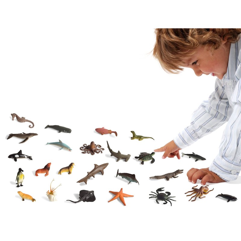 BOHS Assorted Sea Animals Ocean Marine Life Creatures Toy Figures