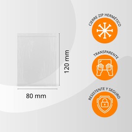 Clear Hermetically Sealed Plastic Bags Ideal for Freezing Food, Document Storage, Reusable and Preservation Bags - Ofituria