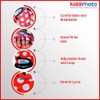 Children's Bike Gloves Red/White Dots Gloves KM m (5 Years)