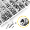 Mywish 2200pc M2-M5 Metric Screw Assortment Kit, Stainless Steel Hex
