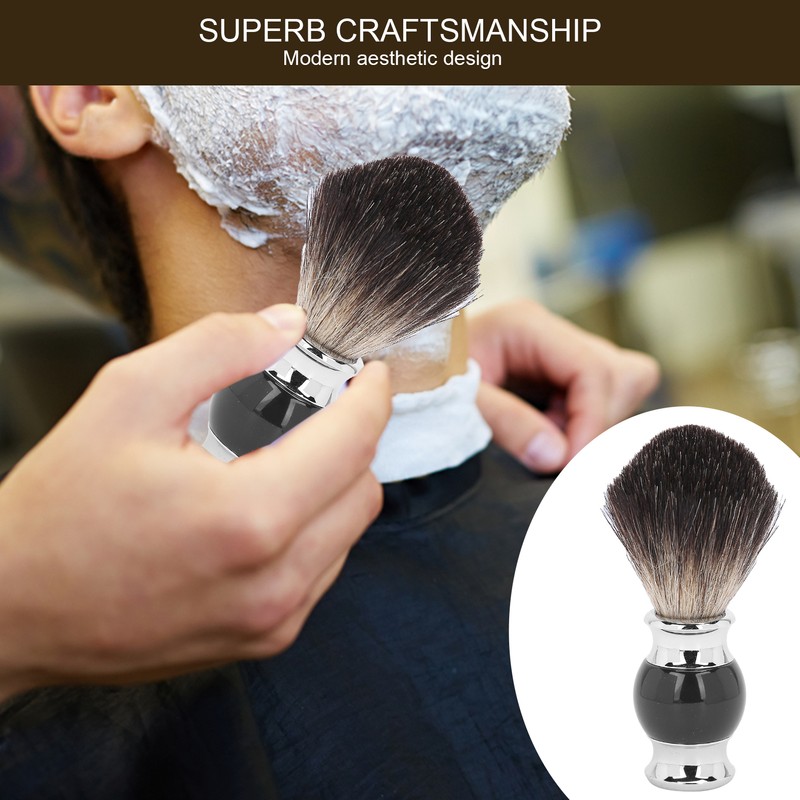 Barber Beard Shaving Brush Soft Bristles Facial Hair Cleaning Shaving