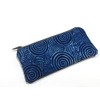 Batik Fabric Padded Glasses Case or Cosmetic Zipper Pouch with