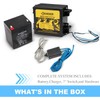 BUNKER INDUST Trailer Brakes Breakaway Kit with Charger, LED Indicator,