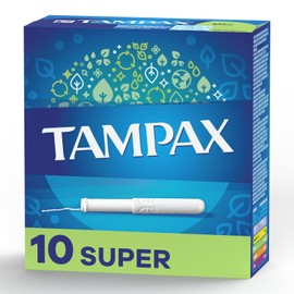 Tampax Tampons, Super, 10-ct