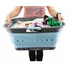 SAMMART 42L (11 gallon) Collapsible Plastic Laundry Basket - Foldable