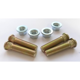 XYUJIE Front Wheel Stud Bolts 7517871 & Nut Kit 85-1106 Replacement for Polaris Ranger 500 4x4 EFI 2009 2010, Ranger 800 6X6 EFI 2010 2011-2014 2015 2016, Ranger Diesel 900 4x4 2011-2014