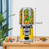 kunghei Home/Store Vending Machine, 3.2cm/1.25in Flat Capsule Candy Bubblegum Dispenser,