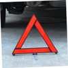 Ciieeo 3pcs Reflective Emergency Triangle Roadside Signs Sturdy Car Safety