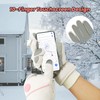 Feelorna Ski Gloves for Women, Winter Touchscreen Waterproof Warm Snow