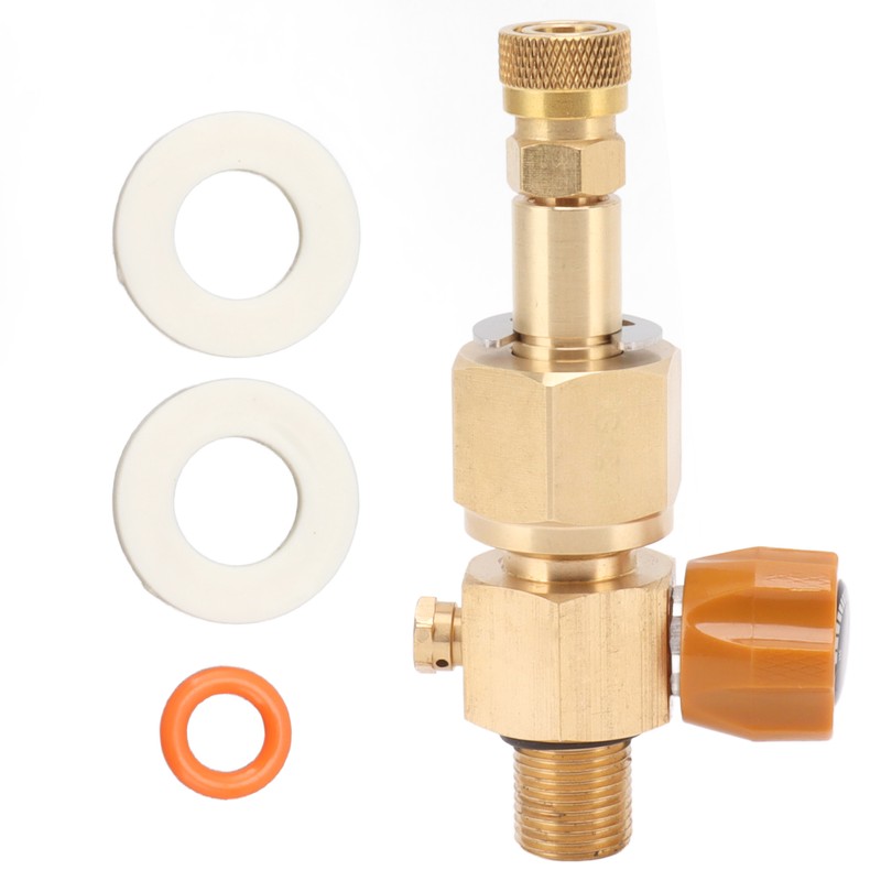 CO2 Tank Refill Valve 5/8‑18unf Brass CO2 Cylinder High Pressure