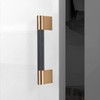 POVEFONK 10 Pack 3-3/4 inch(96mm) Black and Champagne Copper Kitchen