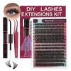Mayhug Eyelash Extensions Set, 40 + 50D Lash Extension Set,