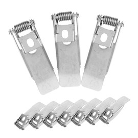 HOMSFOU Pack of 10 Spring Clips for Recessed Lights Ceiling Lights Spotlight Ceiling Light Base Holder Downlight Spring Clips Clips for Downlight Ceiling Light Iron