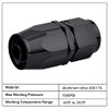 Evil Energy 6AN Hose End Fitting - 4 Pack Black