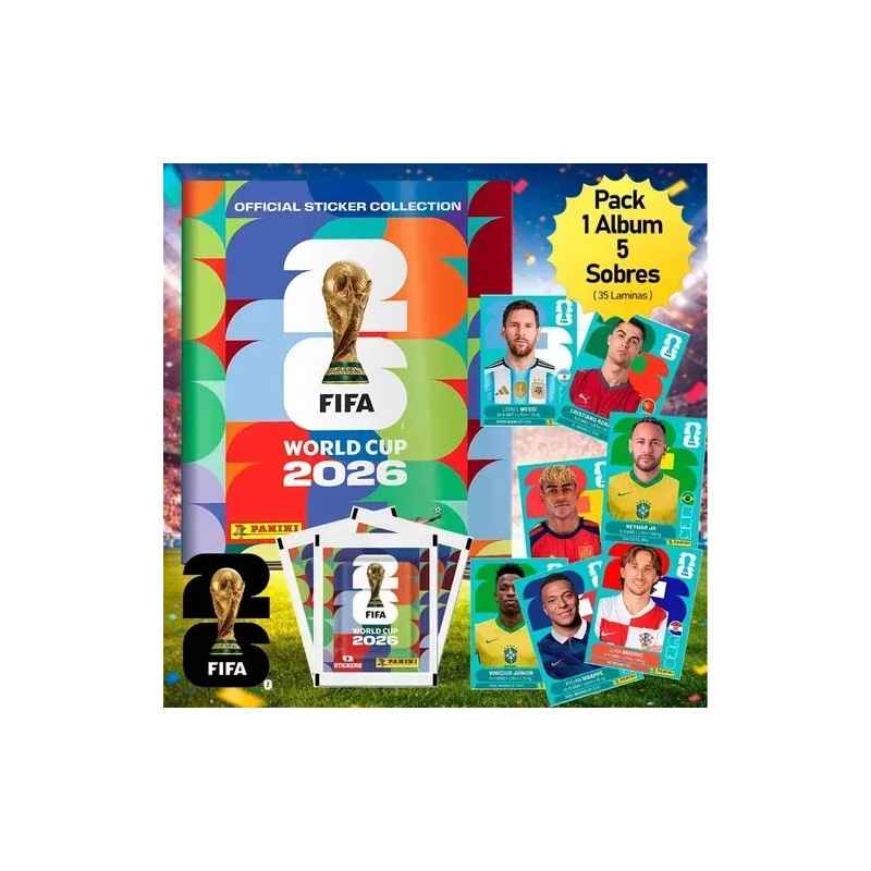 Caja Organizadora Fifa World Cup 2026 Panini 500 Láminas