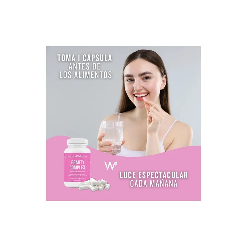 Vitaminas Cabello Piel Uas Peptidos De Colageno 180 Caps Sin