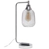 Maykoosh Farmhouse Fresh Industrial Mesh Desk Lamp, Chrome