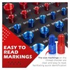 44Pcs Nut and Bolt Thread Checker - Carbon Steel Bolt
