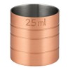 Chabrias Ltd 25ml Copper Thimble Bar Pub Club Spirit Measure