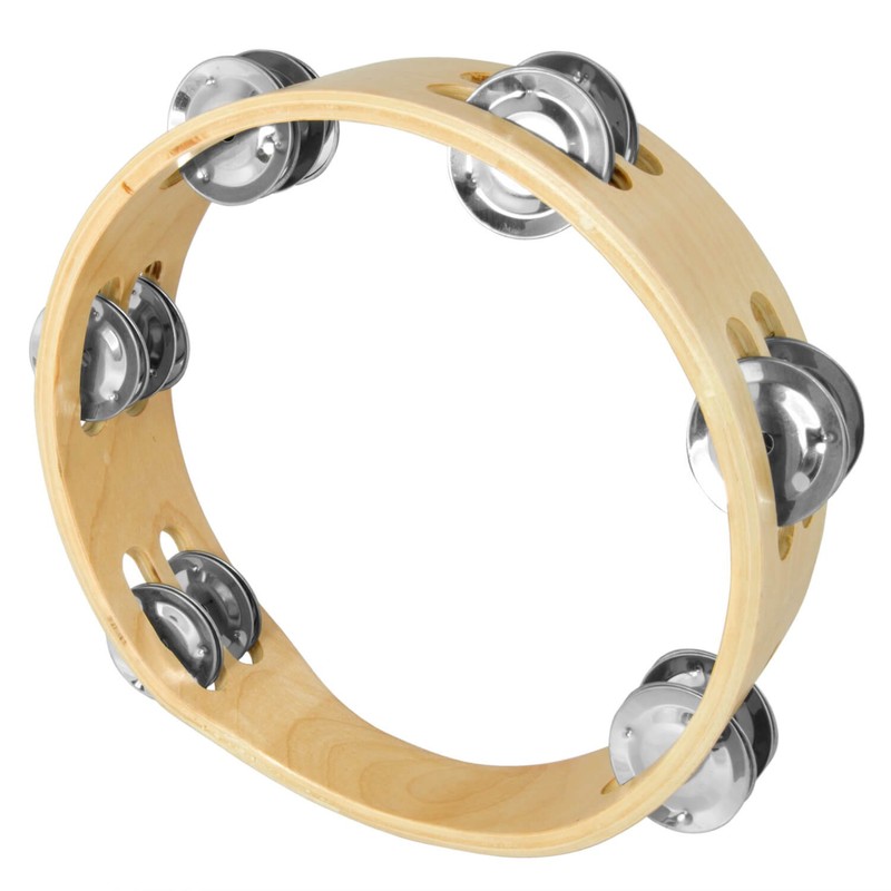 Tiger 8" Headless Double Row Tambourine