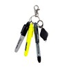 Badge Reel Accessory YELLOW/Mini Pen, Sharpie, Highlighter, LED Light -