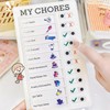 2 Pcs Daily Chart Planner Memo Checklist Boards with 10