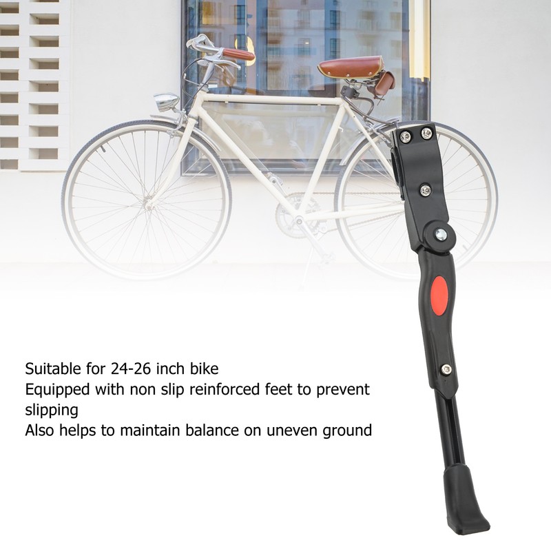 Bike Side Support Aluminum Telescopic Skid Resistance Adjustable Bike Rear