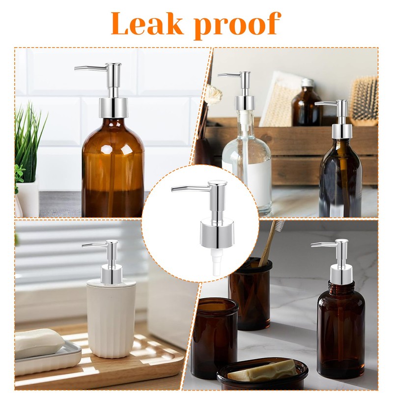 Pack of 4 Soap Dispenser Pump Head, Soap Dispenser Replacement