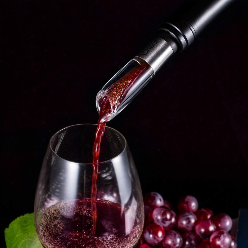 CHEER Multi-function Wine Pourer, Ideal Filter to Open Up Red