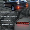 GEEGEETOP Full Lens LED Rear Reflector Bumper Fog Light Assembly