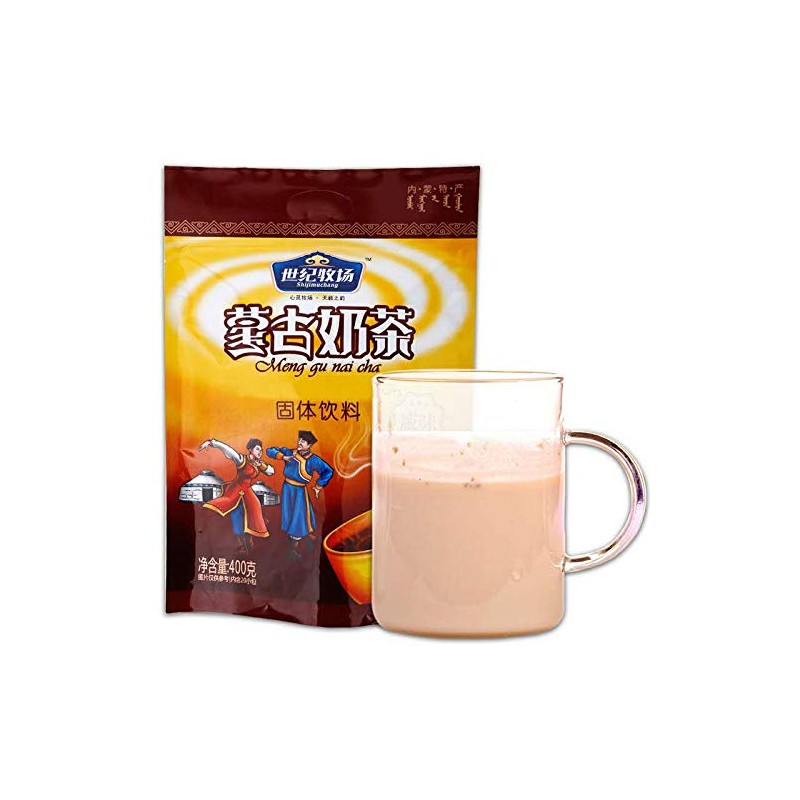 世纪牧场Mongolia Traditional Instant Milk Tea Powder 400g Salty milk tea