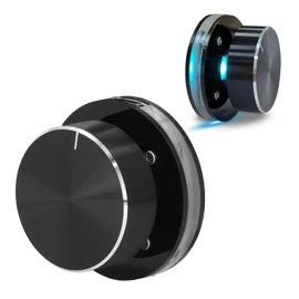 USB Volume Control Knob, RGB Light Multimedia Volume Remote Control Adjuster, 360° Rotating Audio Remote Volume Control Adapter