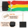 Bates- Foam Paint Brushes, 3", 40 Pack, Black Sponge Brushes