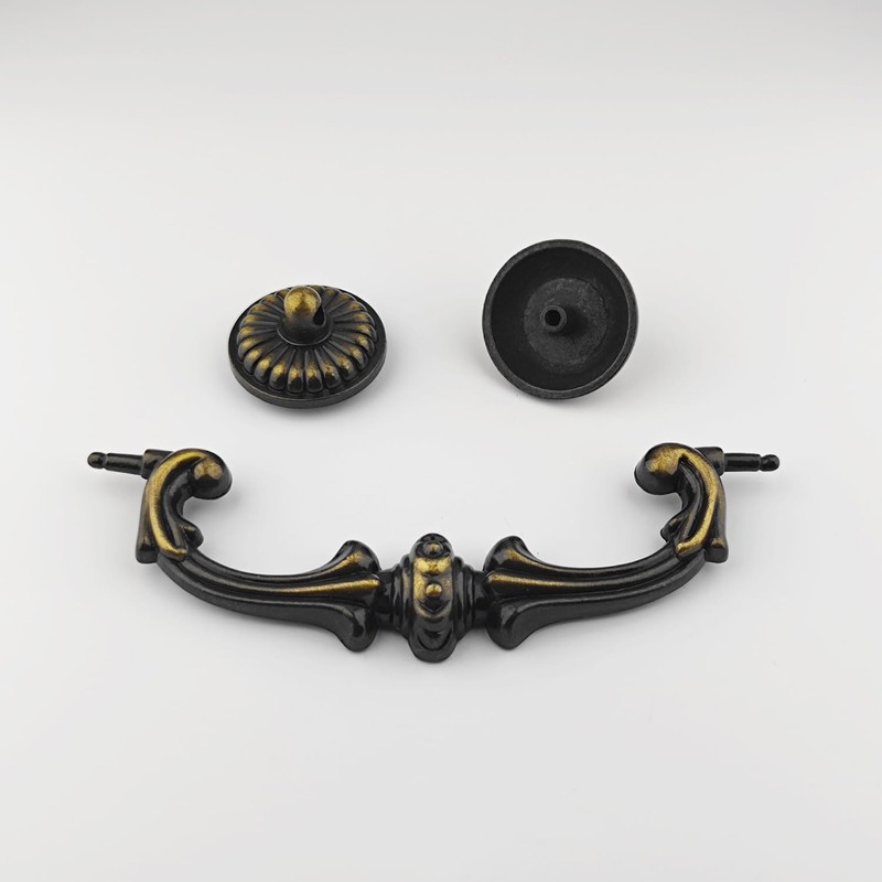 MuDuJia 4-Pack 5" C-C (5 Inch Centers) Bail Drawer Pull