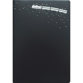 Elcomune Matka DR-WB-445 Notebook, Begins in April 2025, B6, Weekly Left, Galaxy Railway, Night