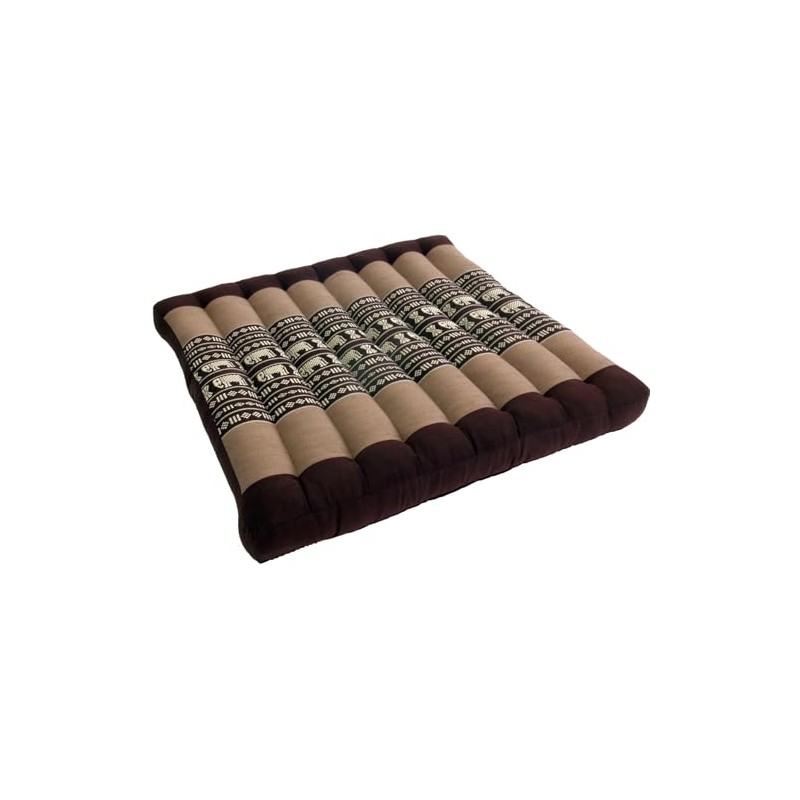 GURU SHOP Kapok Seat Cushion, Floor Cushion, Floor Mat, Thai,
