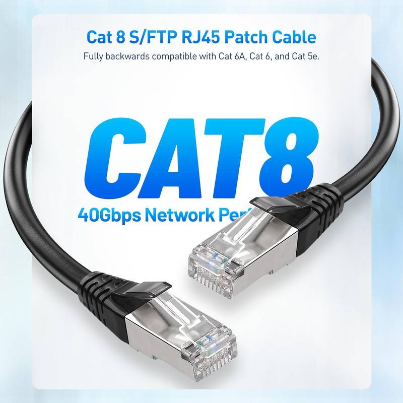 Cable Matters - Paquete de 2 unidades, cable Ethernet Cat
