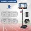 Adjustable Height Portable Basketball Hoop with Wheels 4.3-8.2 Feet Court